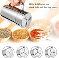 3 Pieces Seasoning Bottle with Handle Stainless Steel Spice Shaker Metal Versatile Dredge Shaker with Rotating Cover for Cooking Kitchen Gadget (Fan Style Lid,Large)