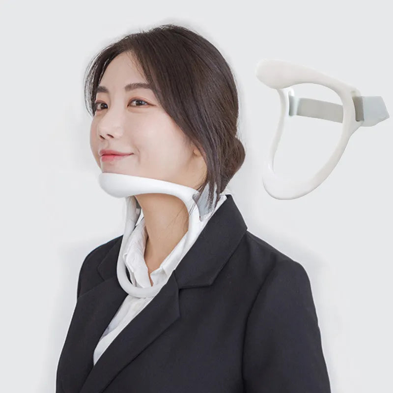 Neck Brace Support Posture Improve Pain Caused by Bowing Your Head Health Care Girth Adjustable Correct Effectively Stretcher