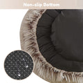 Western Home Faux Fur Dog & Cat Bed, Original Calming Bed for Small Medium Large Pets, anti Anxiety Donut Cuddler round Warm Washable Bed for Indoor Cats(20