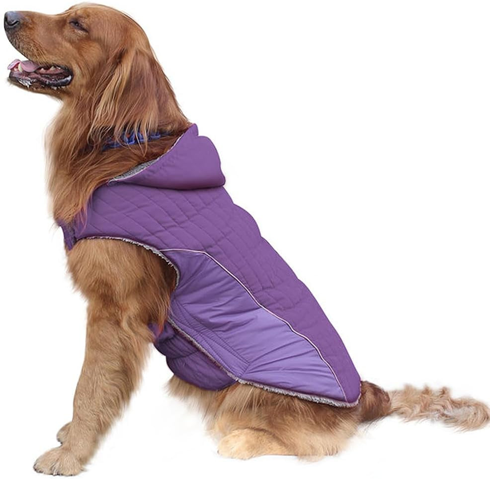 Dog Jackets for Winter, Warm Coat/S for Dogs Winter, Cozy Winter Jackets for Medium Large Dogs, Dog Winter Vest for Small Medium Large Dogs, L